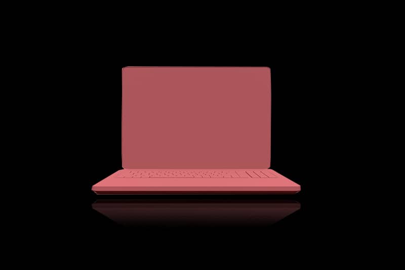 Colored Laptop