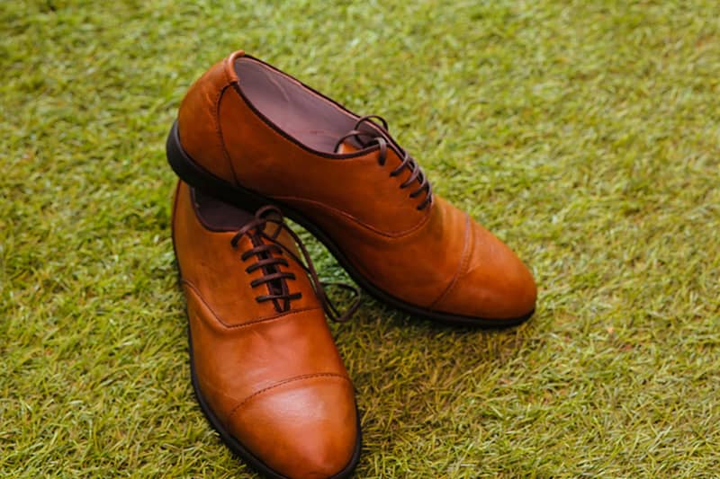Mens leather party shoe - Image 4