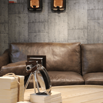 Brown Leather Sofa