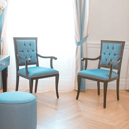 Vintage Light Blue Chair