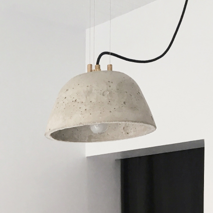 White Circular Hanging Shade